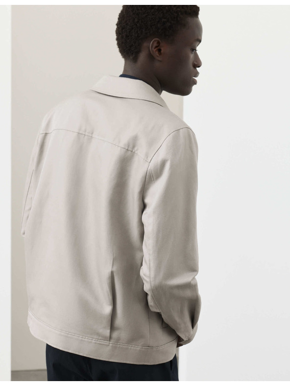 Marks & Spencer Harrington jakna, visok udio pamuka Marks & Spencer siva