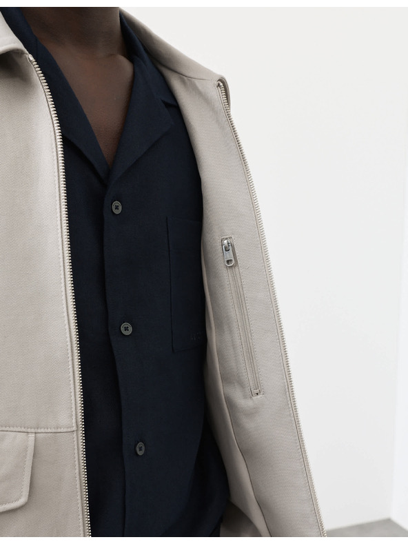 Marks & Spencer Harrington jakna, visok udio pamuka Marks & Spencer siva