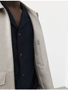 Marks & Spencer Harrington jakna, visok udio pamuka Marks & Spencer siva