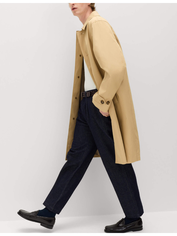 Marks & Spencer Trench kaput od čiste pamuke Marks & Spencer smeđa
