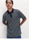 Marks & Spencer Polo s geometrijskim printom, od 100% pamuka Marks & Spencer mornarsko plava