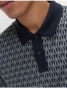 Marks & Spencer Polo s geometrijskim printom, od 100% pamuka Marks & Spencer mornarsko plava