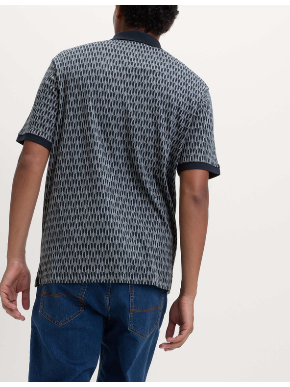 Marks & Spencer Polo s geometrijskim printom, od 100% pamuka Marks & Spencer mornarsko plava