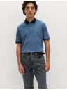 Marks & Spencer Ultimate Marks & Spencer Pique polo majica s naglašenim rubovima plave boje