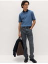Marks & Spencer Ultimate Marks & Spencer Pique polo majica s naglašenim rubovima plave boje