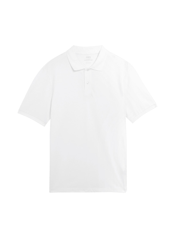 Marks & Spencer Polo majica The Ultimate Pique Marks & Spencer bijela