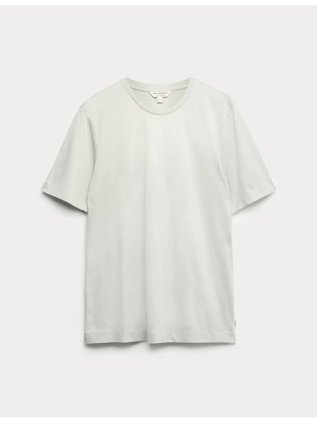 Marks & Spencer Majica od premium pamuke, uzan kroj Marks & Spencer srebrna