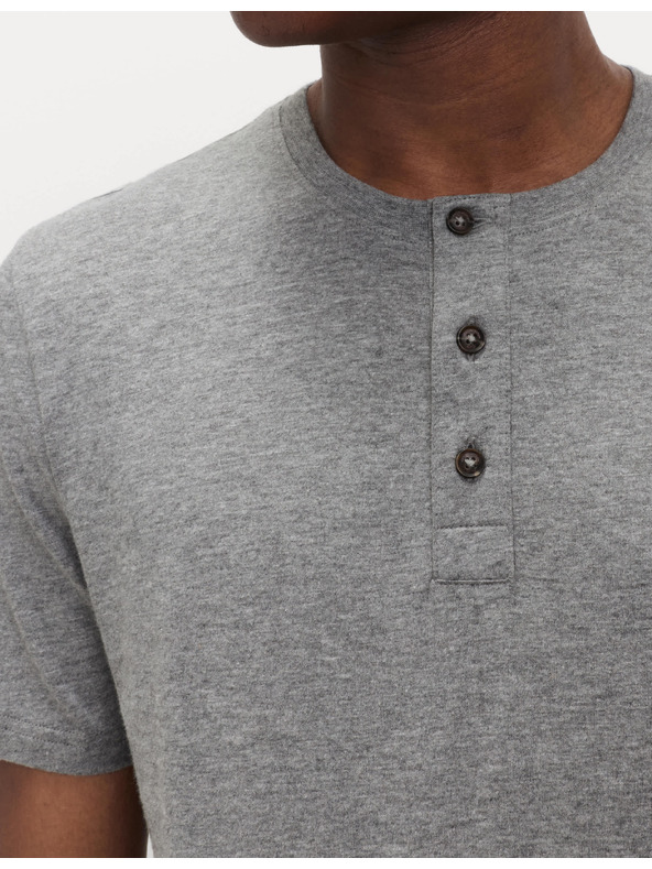 Marks & Spencer Pidžama od 100% pamuke s geometrijskim printom Marks & Spencer siva