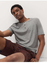 Marks & Spencer Pidžama od 100% pamuke s geometrijskim printom Marks & Spencer siva