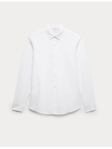 Marks & Spencer Elastična pamučna košulja klasičnog kroja s tehnologijom 360 Flex™ Marks & Spencer bijela
