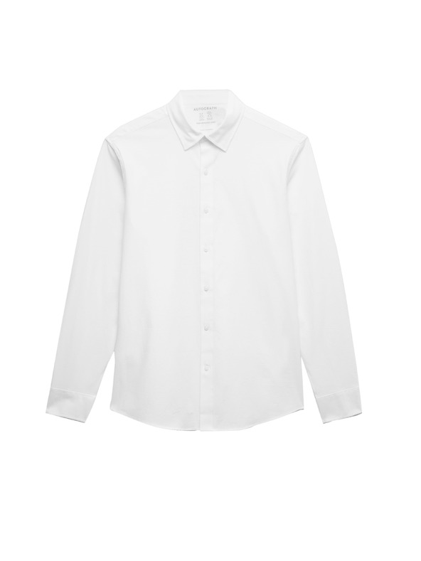 Marks & Spencer Elastična pamučna košulja klasičnog kroja s tehnologijom 360 Flex™ Marks & Spencer bijela