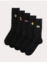 Marks & Spencer Čarape s visokim udjelom pamuka, s motivom Scooby Doo™, 5 komada u pakiranju Marks & Spencer crna