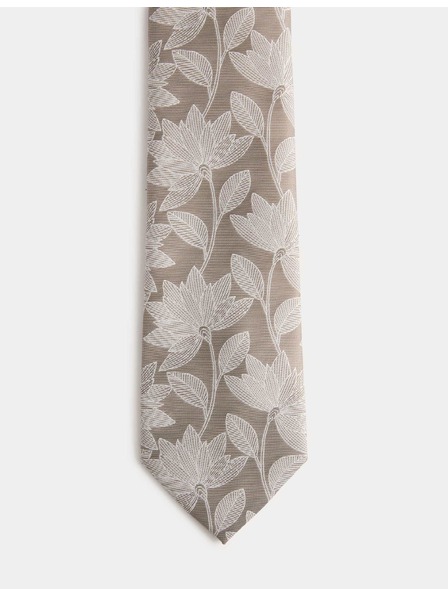 Marks & Spencer Cvjetna kravata s lepezom Marks & Spencer krem