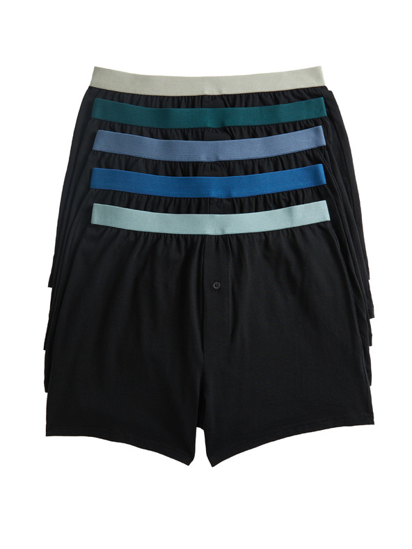 Marks & Spencer Jersey bokserice od čiste pamuke s Cool & Fresh™ tehnologijom, 5 kom u pakiranju Marks & Spencer crna