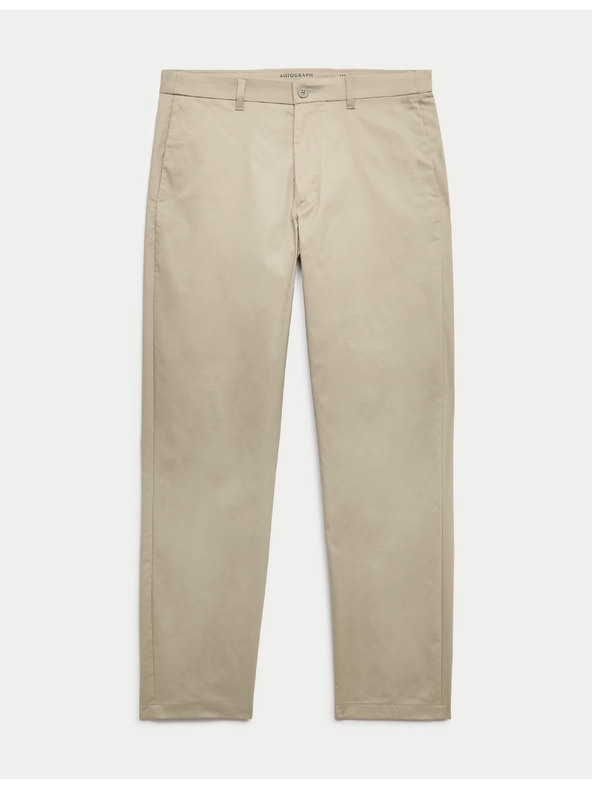 Marks & Spencer Super lagane chino hlače, normalna kroja Marks & Spencer bež