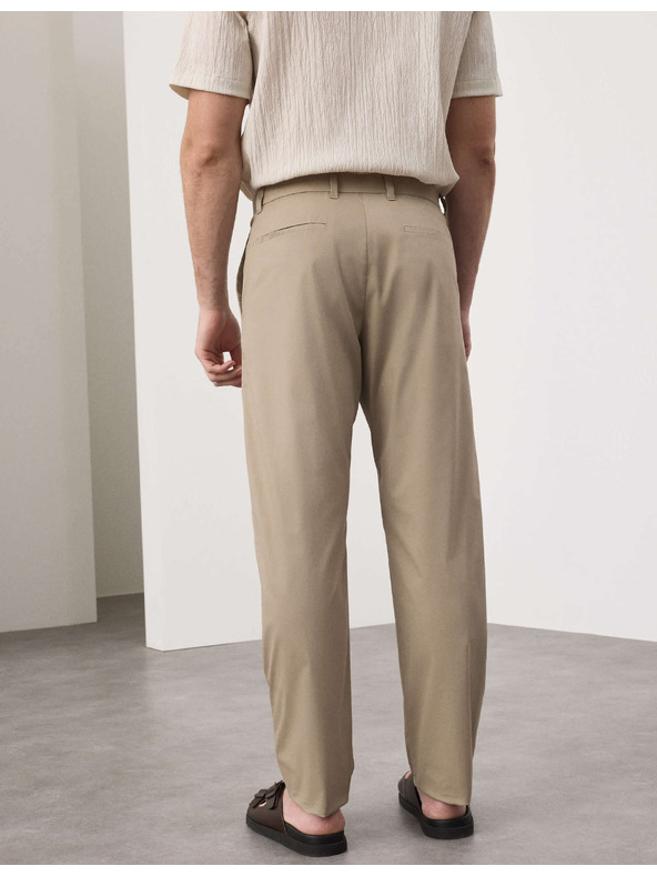 Marks & Spencer Super lagane chino hlače, normalna kroja Marks & Spencer bež