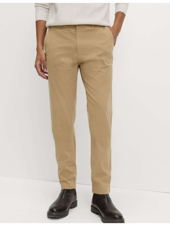 Marks & Spencer Marks & Spencer bež rastezljive chino hlače uskog kroja