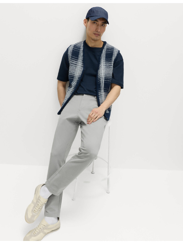 Marks & Spencer Keperne chino hlače uskog kroja The Ultimate Marks & Spencer siva
