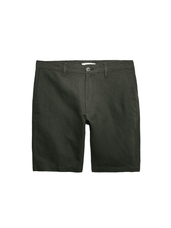 Marks & Spencer Chino šortke, od mješavine lana Marks & Spencer zelena