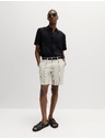 Marks & Spencer Chino šortke, od mješavine lana Marks & Spencer bež