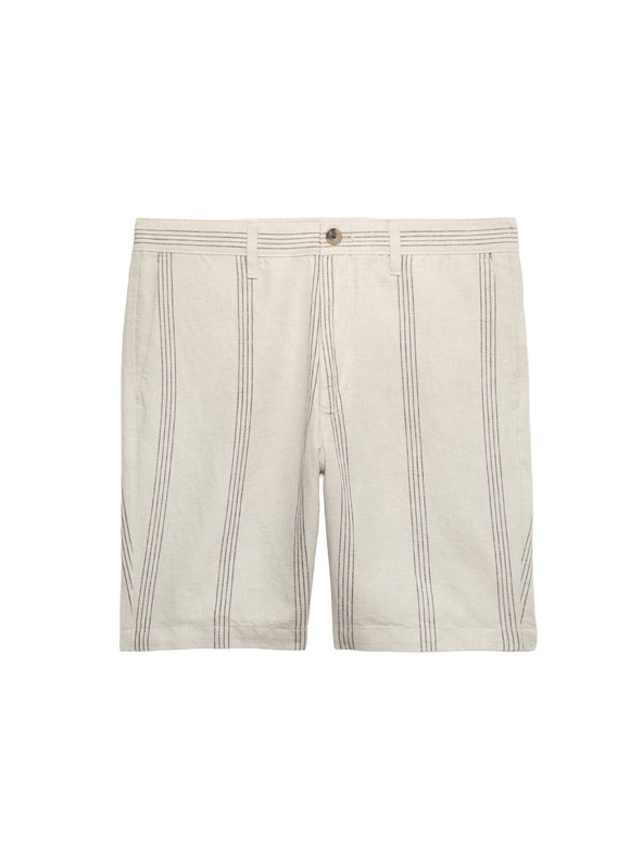 Marks & Spencer Chino šortke, od mješavine lana Marks & Spencer bež