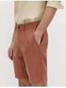 Marks & Spencer Chino šortke, od mješavine lana Marks & Spencer smeđa