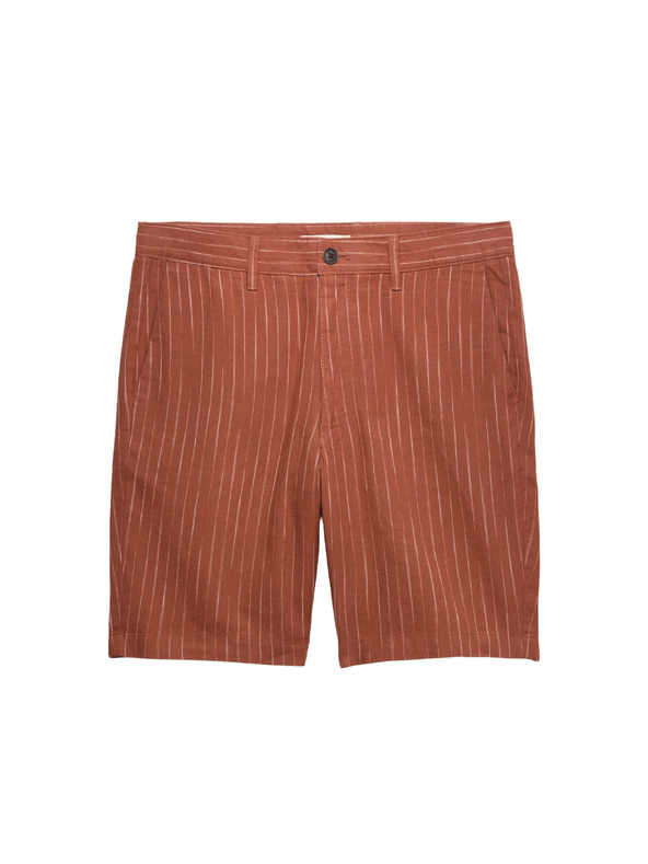 Marks & Spencer Chino šortke, od mješavine lana Marks & Spencer smeđa