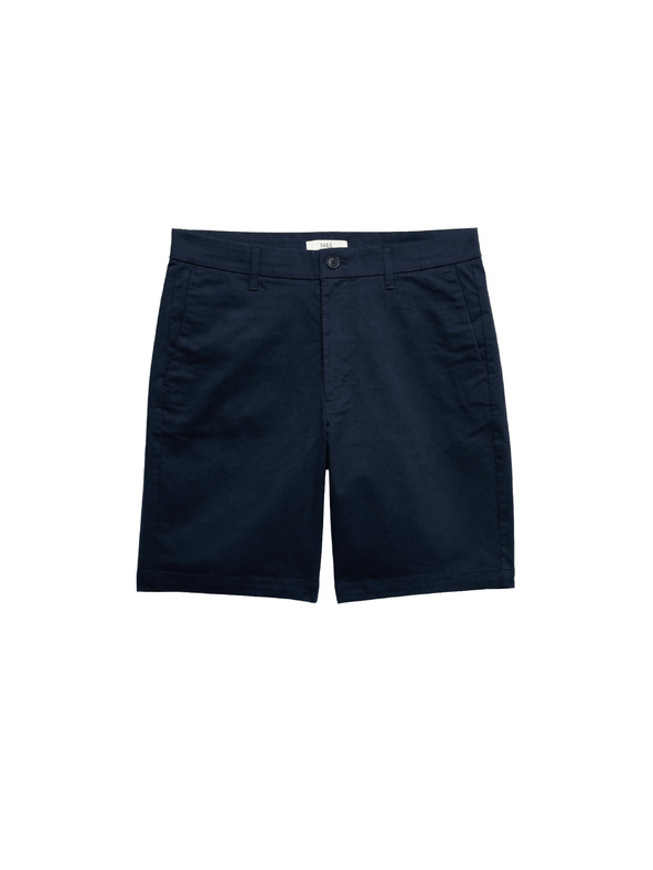 Marks & Spencer Elastične chino šortke, normalna kroja Marks & Spencer mornarsko plava