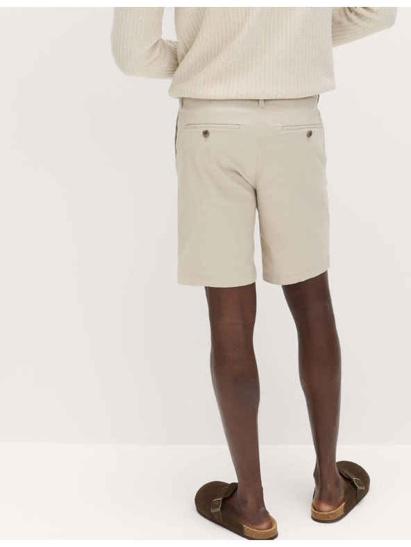 Marks & Spencer Rastežljive chino kratke hlače, normalan kroј Marks & Spencer bež