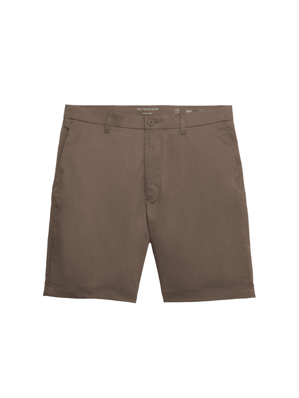 Marks & Spencer Lake chino kratke hlace uobičajenog kroja Marks & Spencer smeđa