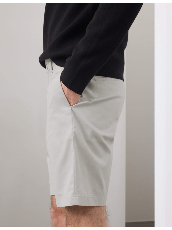 Marks & Spencer Lake chino kratke hlace uobičajenog kroja Marks & Spencer siva