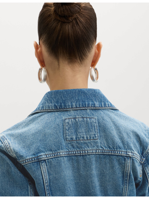 Marks & Spencer Denim jaknu od smjese liocela Marks & Spencer mornarsko plava