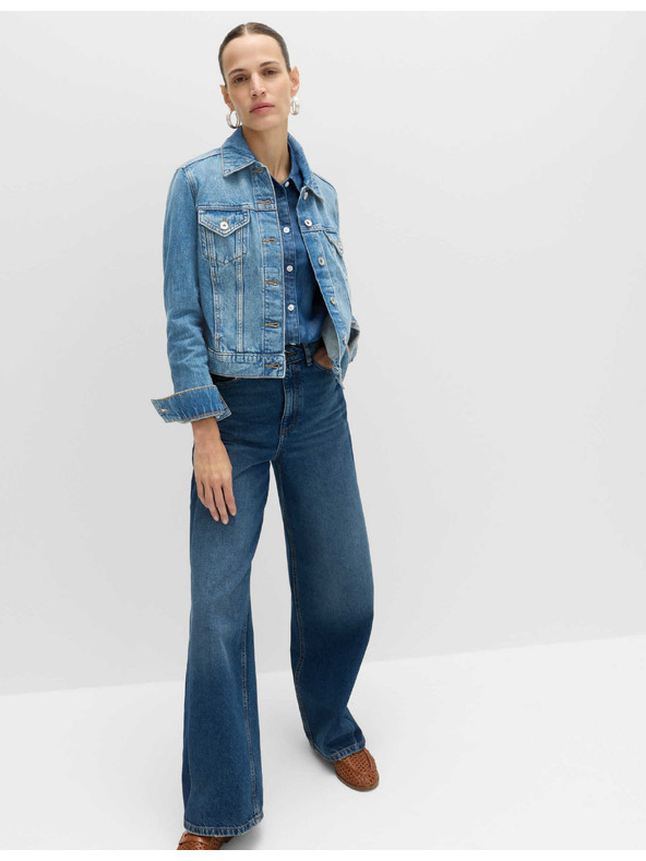 Marks & Spencer Denim jaknu od smjese liocela Marks & Spencer mornarsko plava