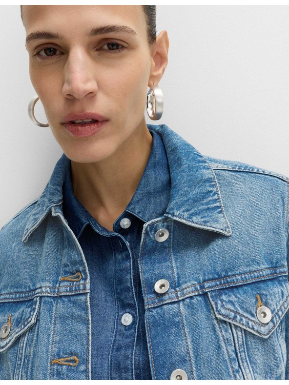 Marks & Spencer Denim jaknu od smjese liocela Marks & Spencer mornarsko plava