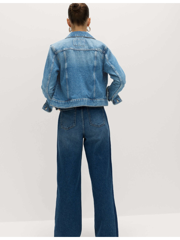Marks & Spencer Denim jaknu od smjese liocela Marks & Spencer mornarsko plava