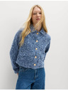 Marks & Spencer Skraćenu denim jaknu s teksturom Marks & Spencer mornarsko plava