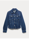 Marks & Spencer Denim jaknu s ovratnikom i volanima Marks & Spencer mornarsko plava