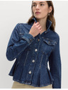 Marks & Spencer Denim jaknu s ovratnikom i volanima Marks & Spencer mornarsko plava