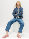 Marks & Spencer Progastanu denim jaknu bez ovratnika Marks & Spencer mornarsko plava