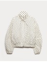 Marks & Spencer Bomber jakna s visokim udjelom pamuka i stojaćim volanom Marks & Spencer kremasta