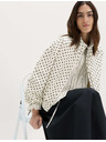 Marks & Spencer Bomber jakna s visokim udjelom pamuka i stojaćim volanom Marks & Spencer kremasta