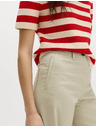 Marks & Spencer Chino hlače sa širokima nogavicama i preklop džepovima, s visokim udjelom pamuka Marks & Spencer zelena