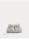 Marks & Spencer Crossbody torba s perlicama i diskovima s lancanim remenom Marks & Spencer krem