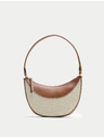 Marks & Spencer Crossbody torba s platnenim šavom Marks & Spencer krem
