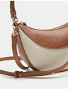 Marks & Spencer Crossbody torba s platnenim šavom Marks & Spencer krem