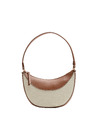 Marks & Spencer Crossbody torba s platnenim šavom Marks & Spencer krem
