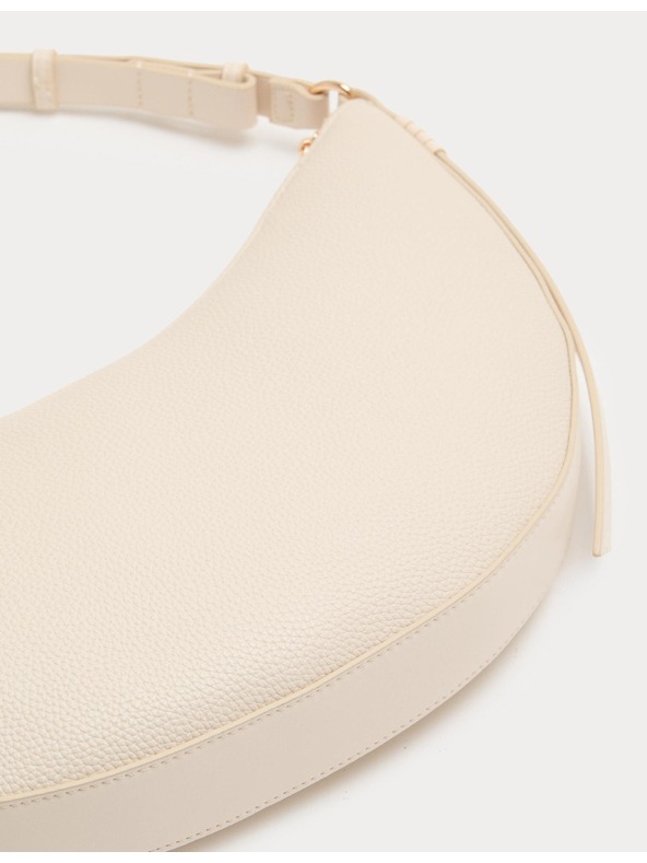 Marks & Spencer Mekana ovalna torba preko ramena Marks & Spencer kremasta