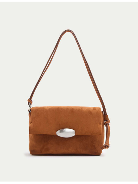 Marks & Spencer Mini torba preko ramena s metalnim detaljima Marks & Spencer smeđa