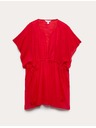 Marks & Spencer Kaftan mini haljine od čiste pamuke s dekorativnim vezivanjem Marks & Spencer crvena