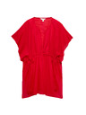 Marks & Spencer Kaftan mini haljine od čiste pamuke s dekorativnim vezivanjem Marks & Spencer crvena